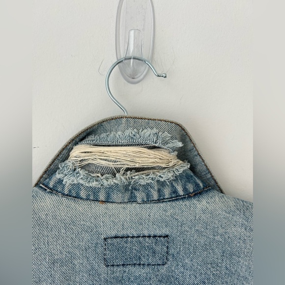 Levi’s vintage 80s 90s  distressed denim  trucker jacket - Picture 12 of 13